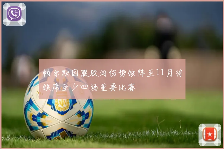 帕尔默因腹股沟伤势缺阵至11月将缺席至少四场重要比赛